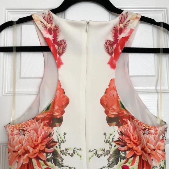 White Foral Dress - Picture 6 of 8